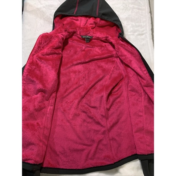 Dark Gray Eddie Bauer Fleece Lined Jacket Womens Medium - Picture 4 of 6